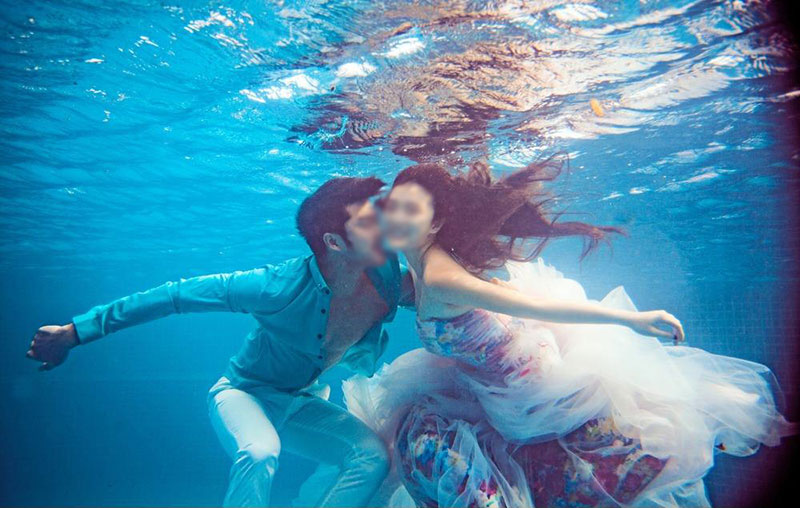 高技术婚纱照怎么拍